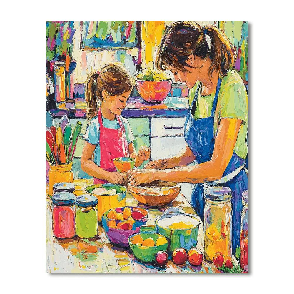 A Day In The Kitchen Painting Number Kit