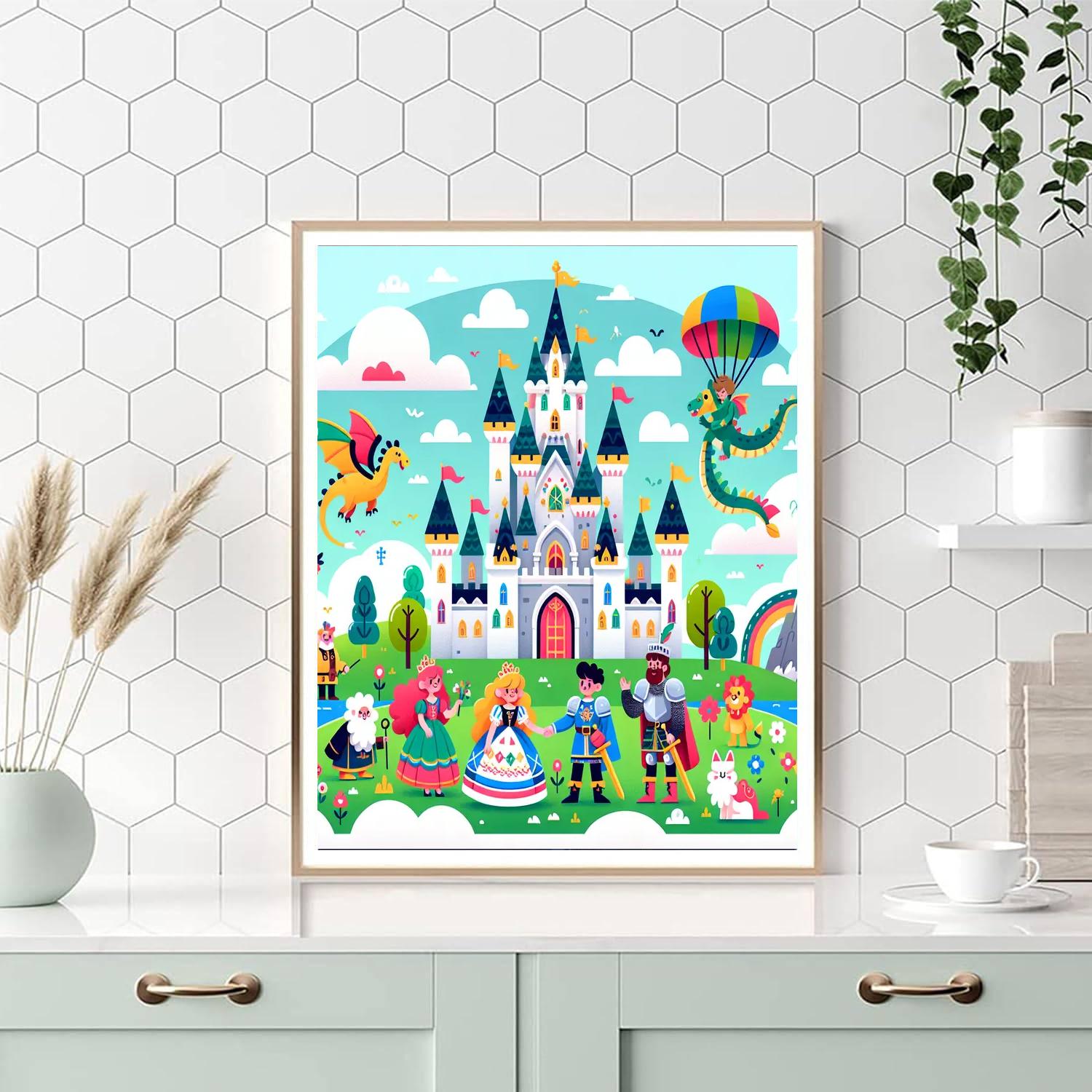 Adventure In The Magic Kingdom Number Painting