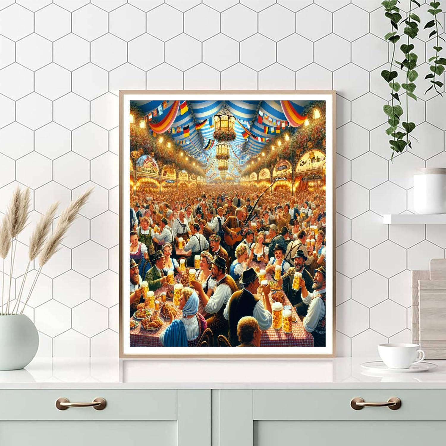 O Festival Da Cerveja - Brazil Paint By Numbers Art