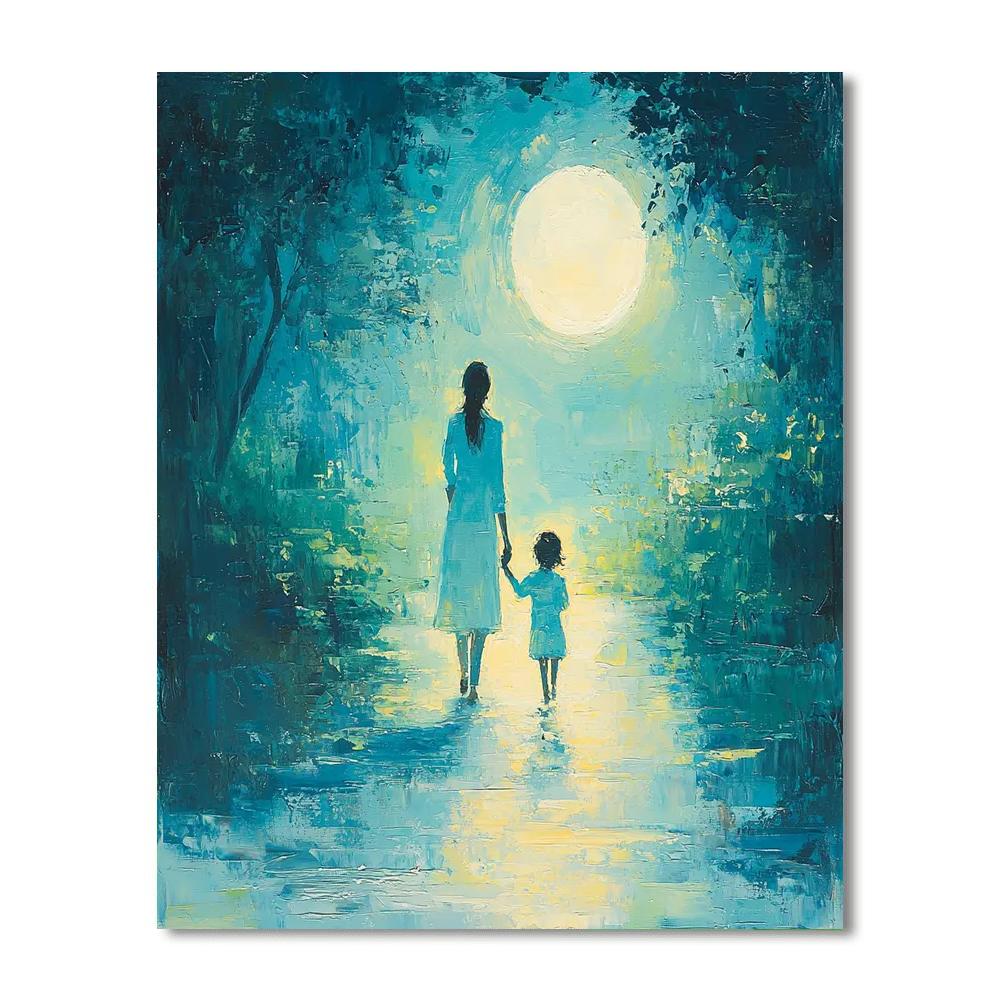 Moonlit Stroll Numbered Painting Kits