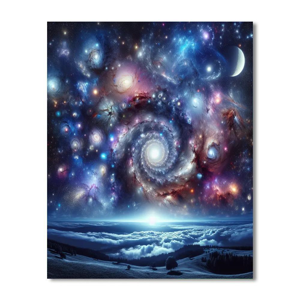 Magical Night Skies Paint By Numbers Kits