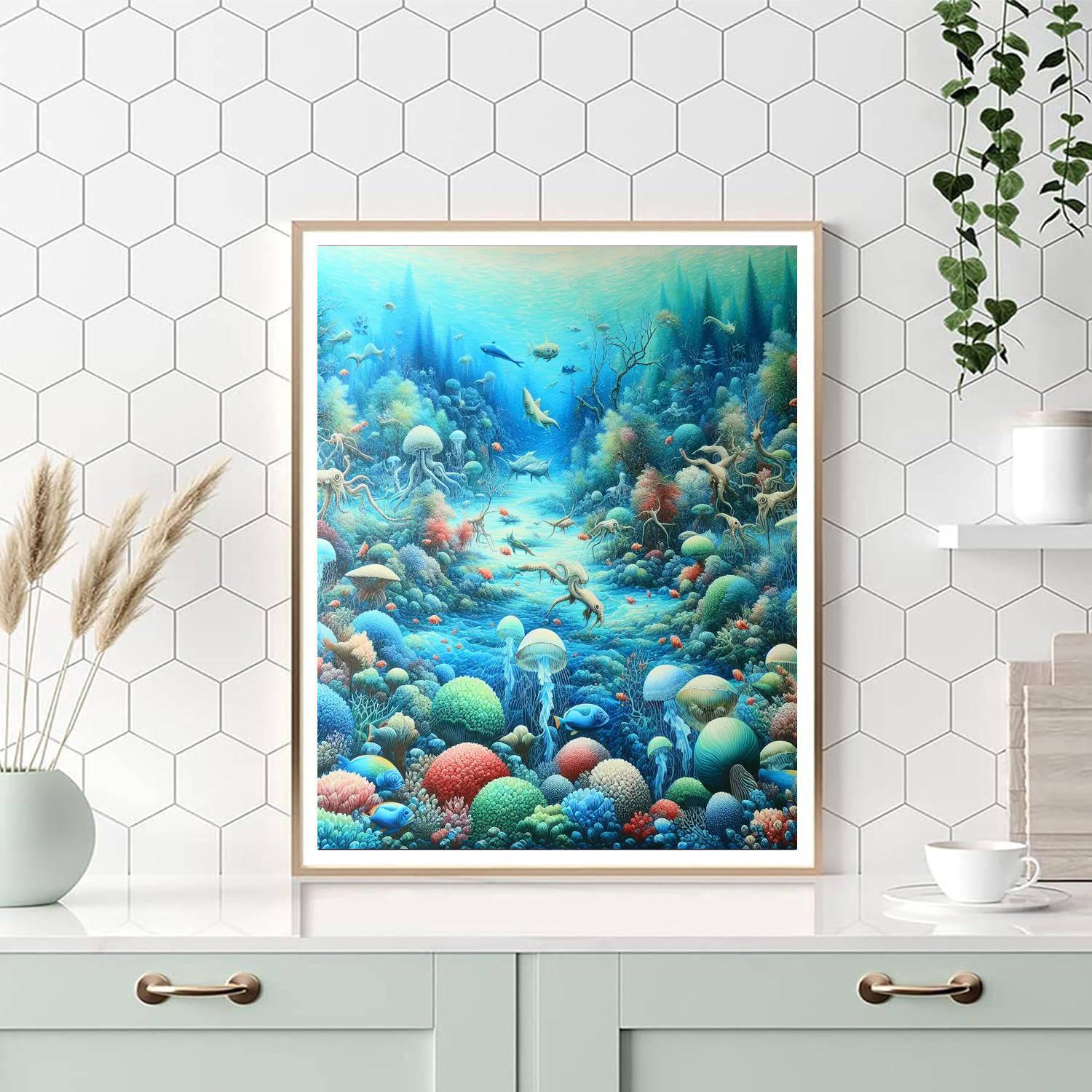 Underwater Ocean Dreams Numbered Painting Kits