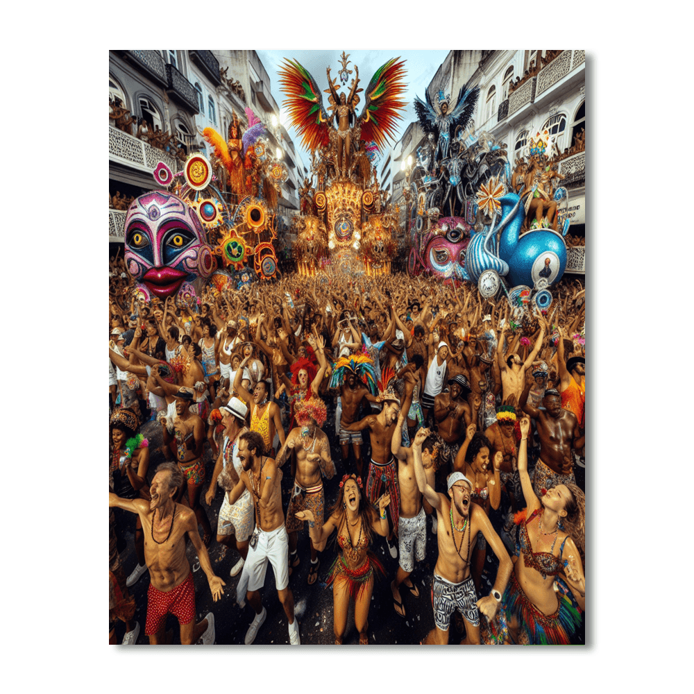 Karnival In Salvador - Brazil Paint By Number