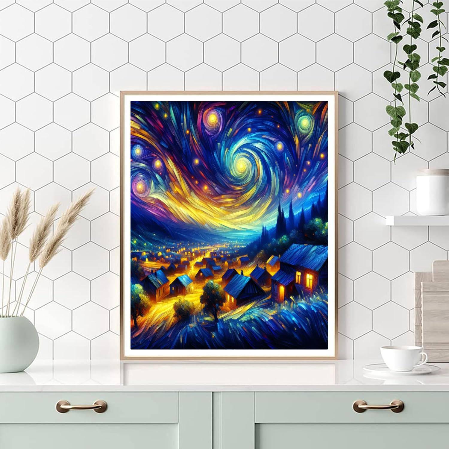 Van Gogh's Starry Night Vision DIY Paint By Numbers