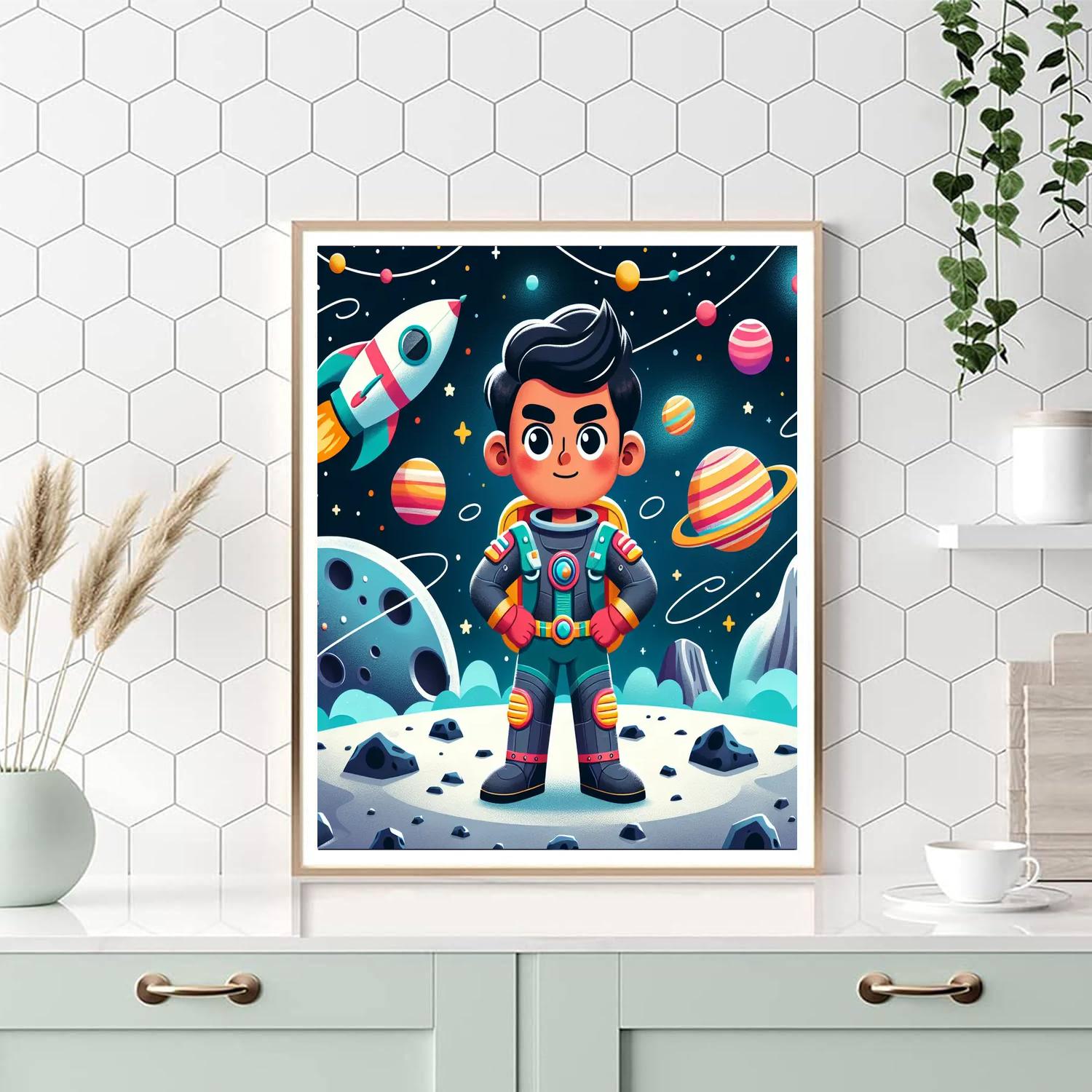 Galactic Hero Number Painting