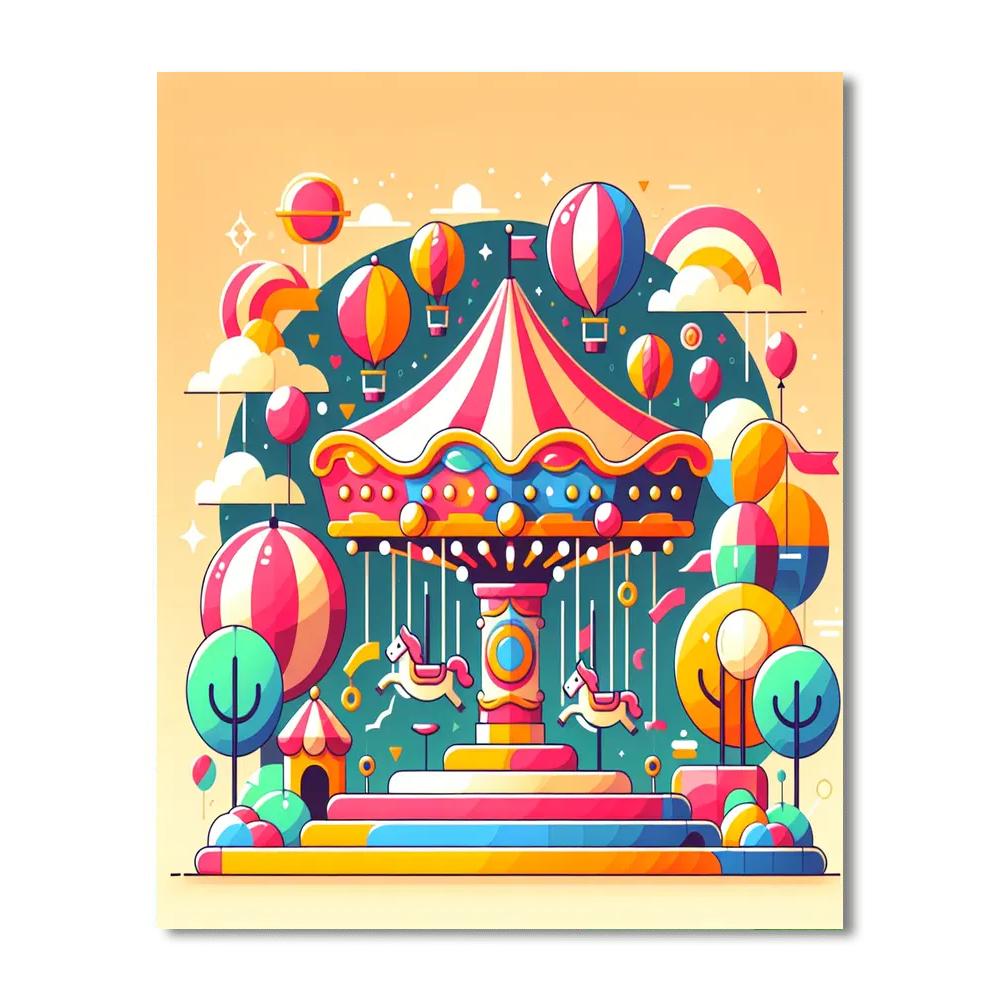 Carnival Chaos Paint By Numbers Kits