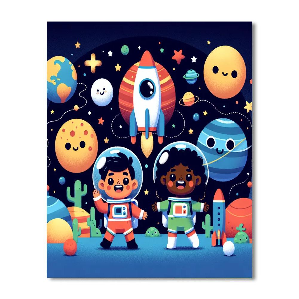 Space Explorer Kits DIY Paint By Numbers