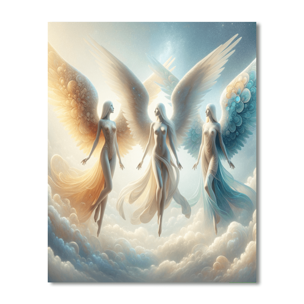 Ethereal Angelic Vision Numbered Painting Kits