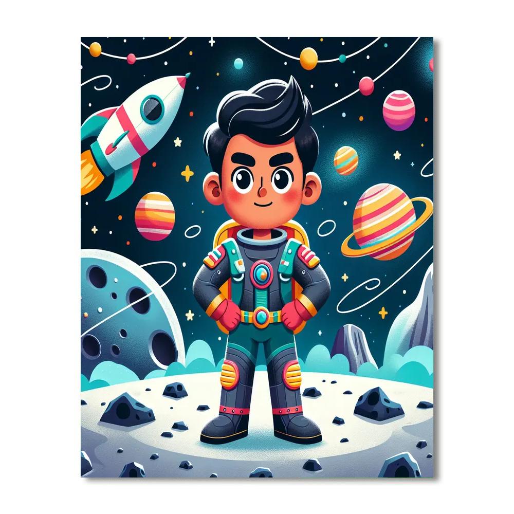 Galactic Hero Number Painting