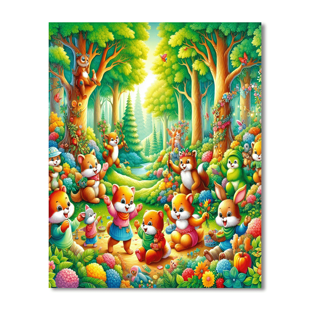 Magical Woodland Adventure Paint By Number