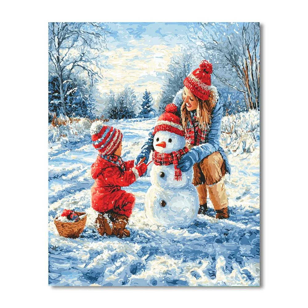 Winter Cheer Paint By Numbers