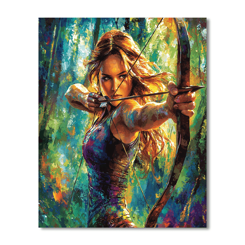 Jennifer Lawrence: Rising From Hunger Games To Hollywood Royalty Paint By Color