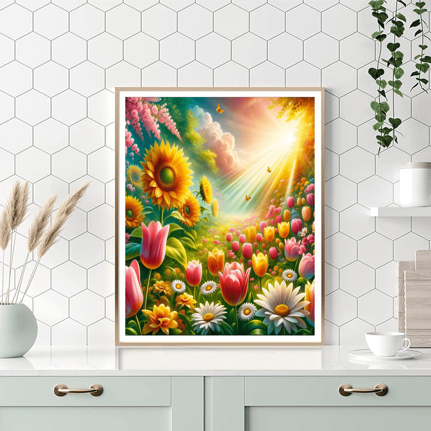 Harmony In Bloom Paint By Numbers Art