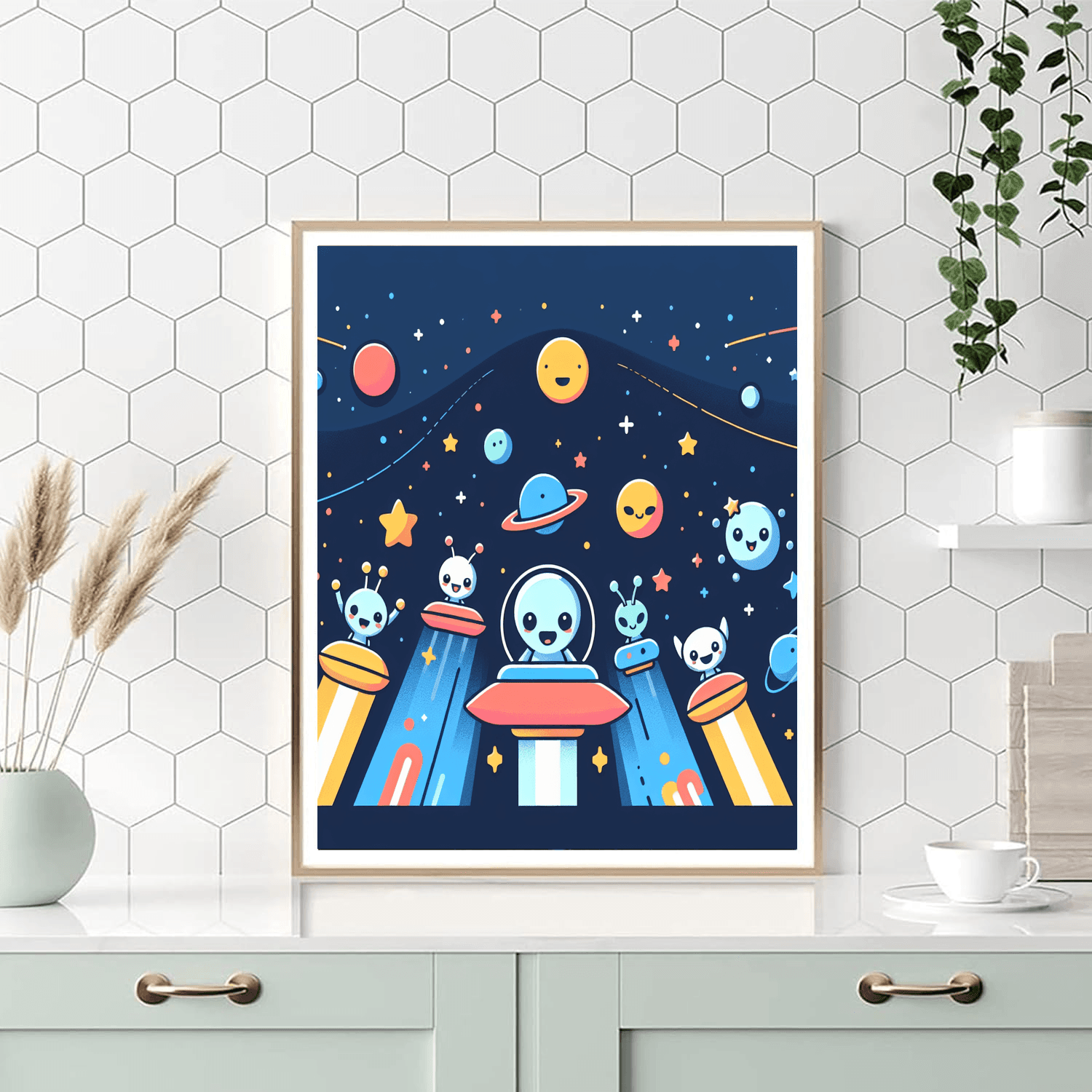 Adventure Through The Galaxy Paint By Color