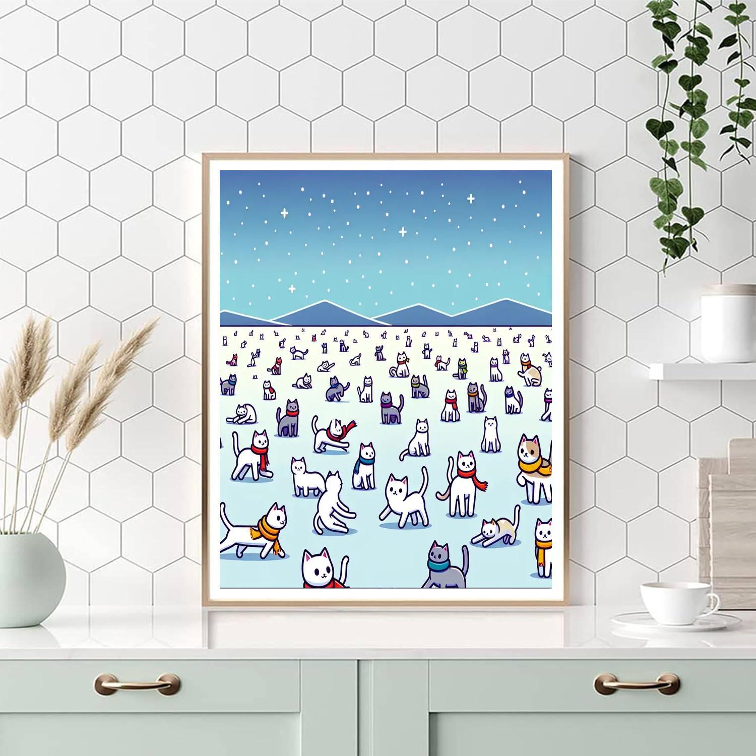 Whisker-wiggle Wonderland Paint By Numbers