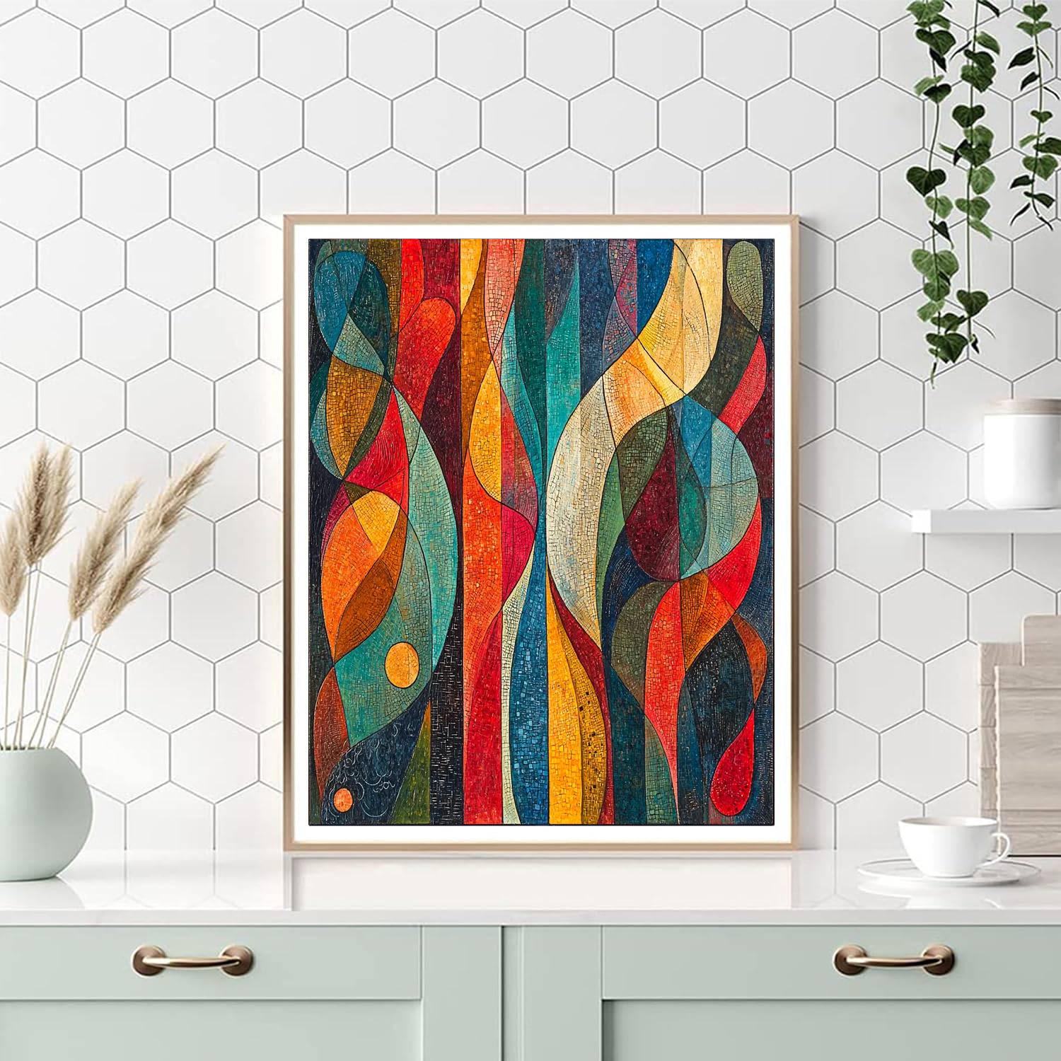 Paul Klee Inspired Dreamscapes Of Infinity  Numbered Painting Kits