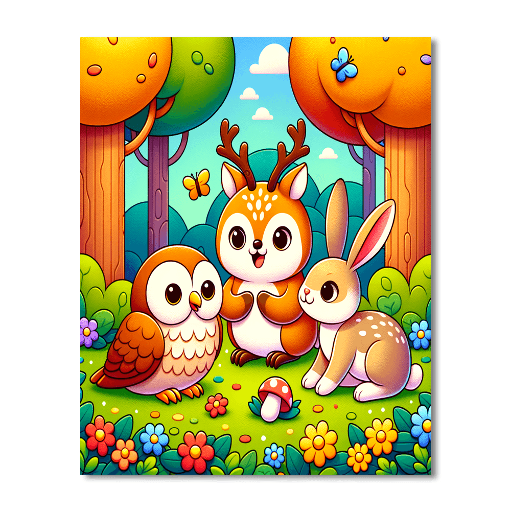 Enchanted Animal Kingdom Paint By Color