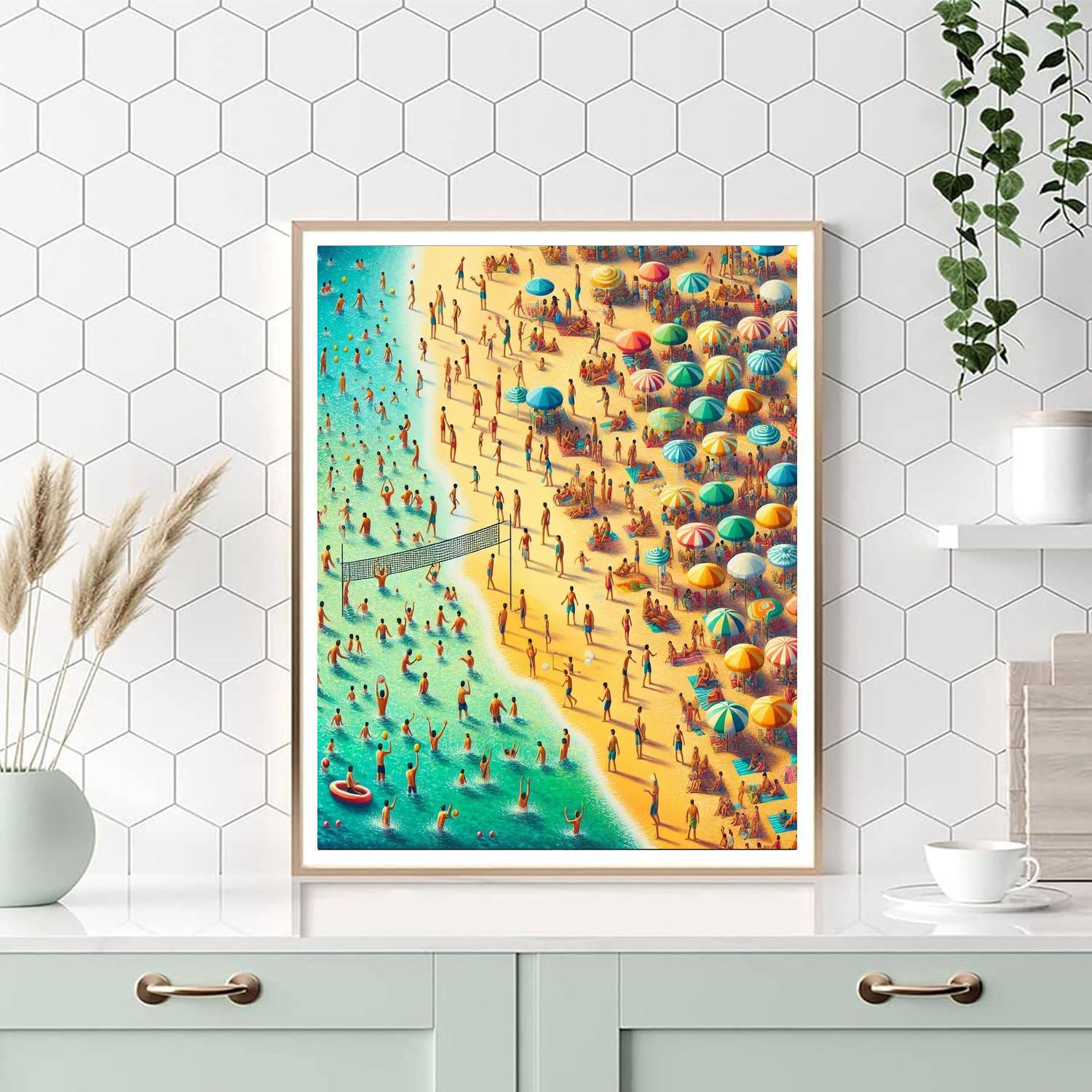 Busan Sea Festival Number Painting