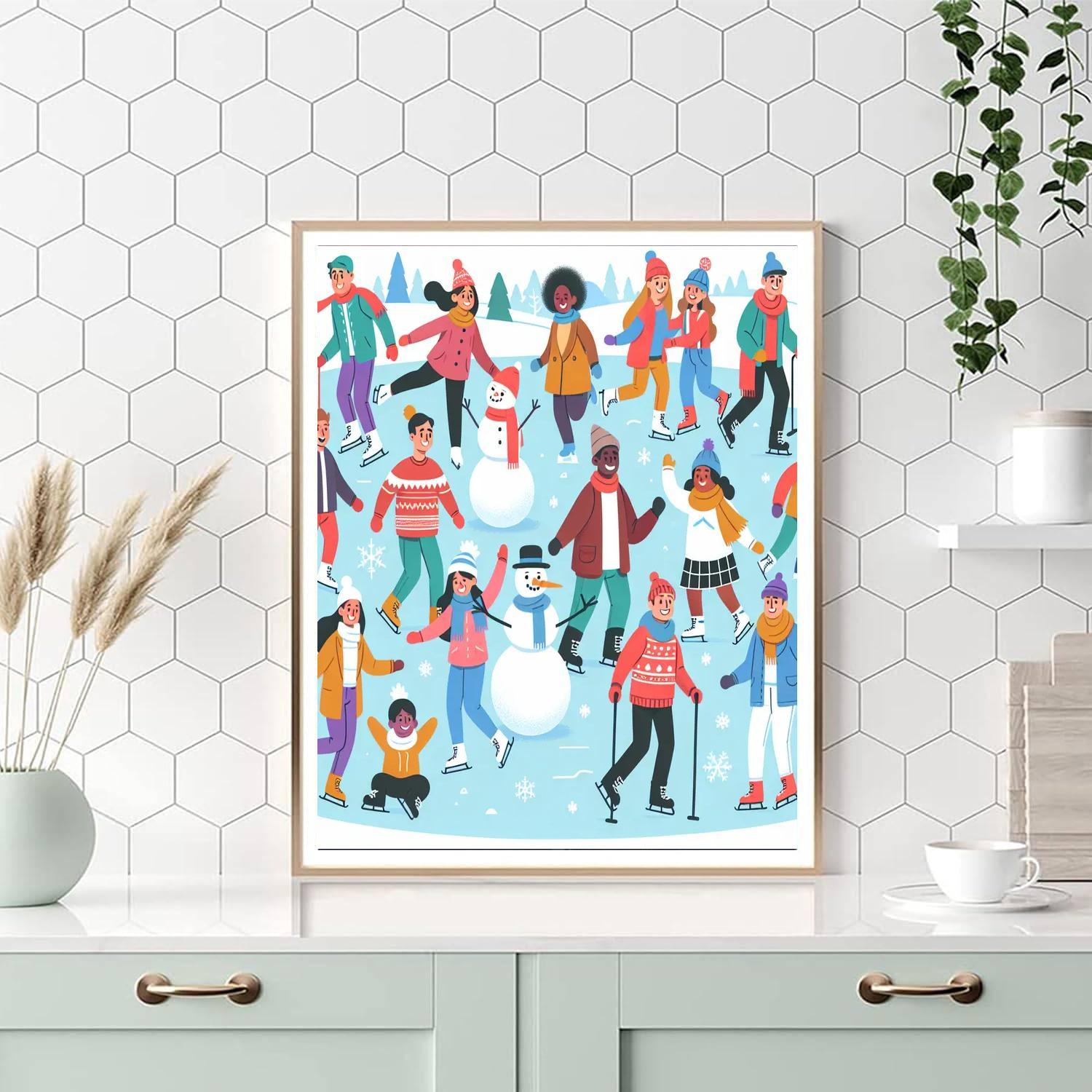 Jolly Holiday Fun DIY Paint By Numbers
