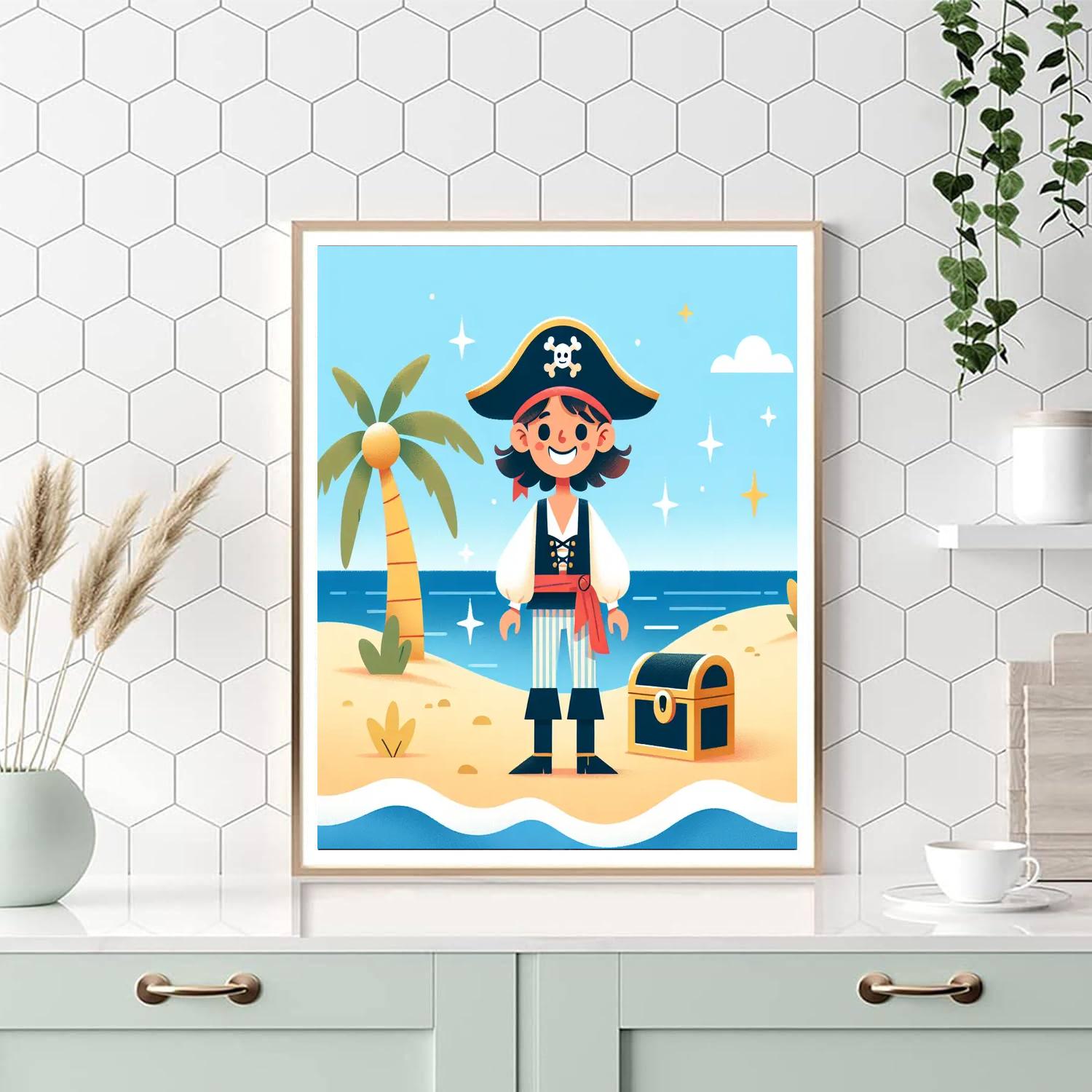 Pirate's Caribbean Adventure Numbered Painting Kits