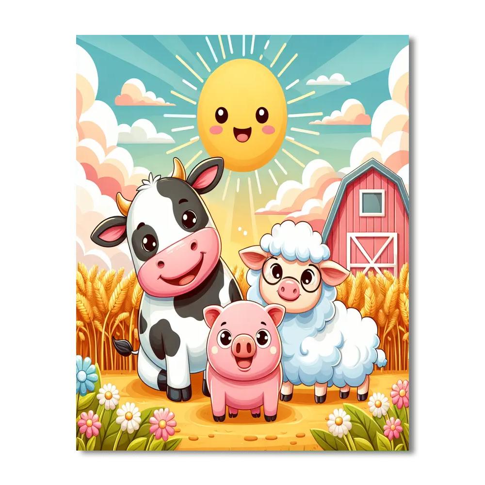 Fun Farm Adventures Paint By Number