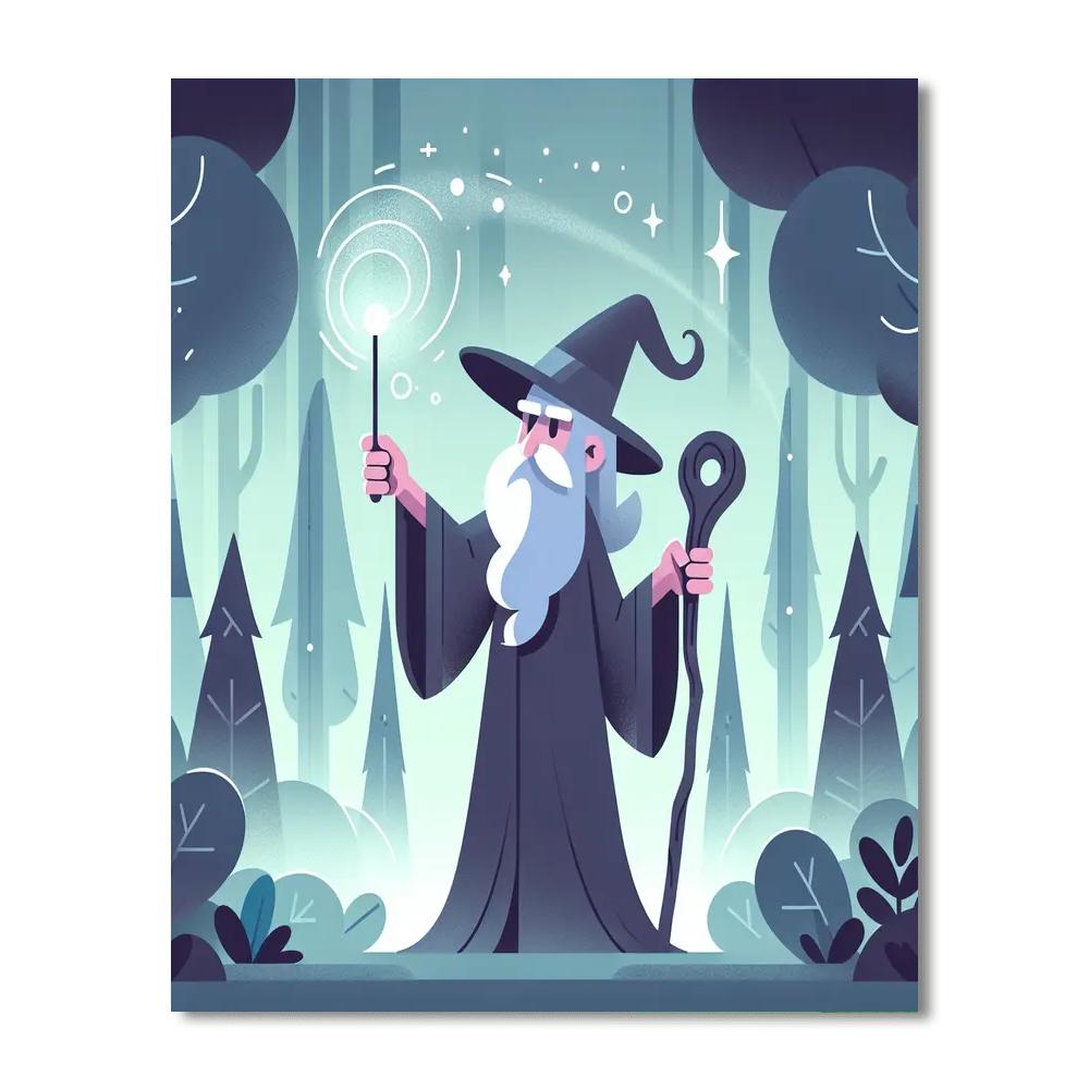 Wizard's Magical Realm Paint By Numbers Kits