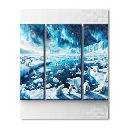 Polar Bear Arctic Wonderland Paint By Number