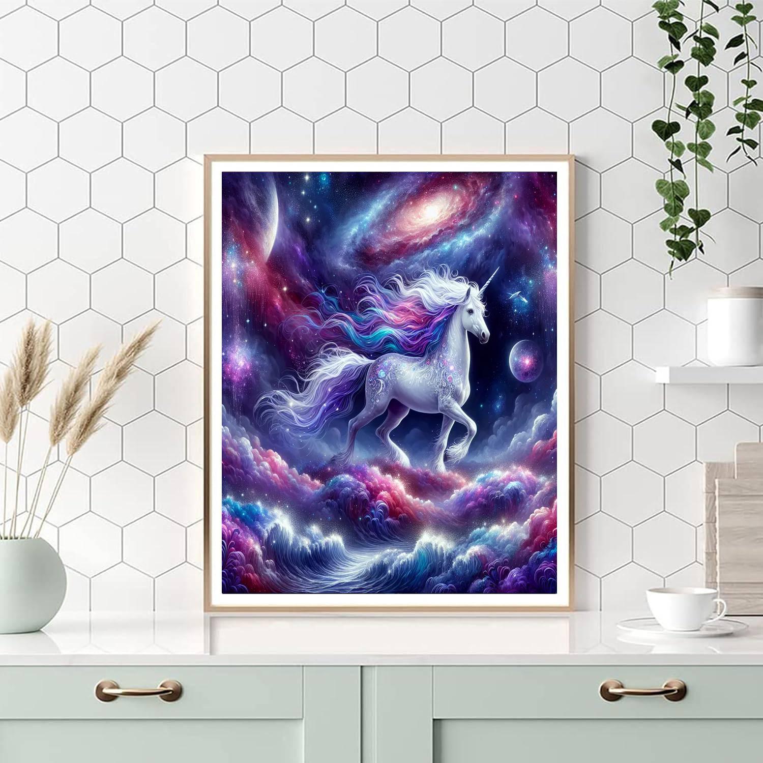 Cosmic Unicorn Dreams Paint By Numbers Art
