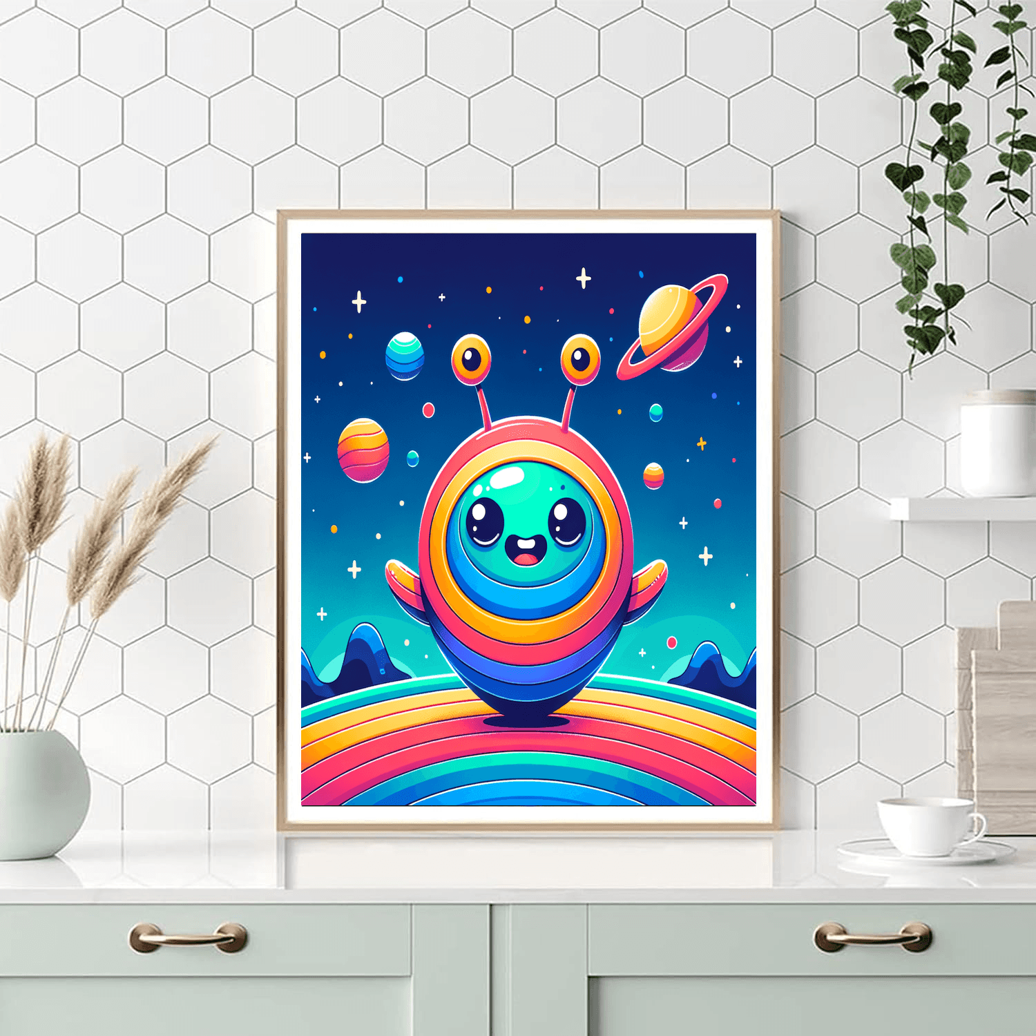 Wacky Alien Painting By Numbers Kit