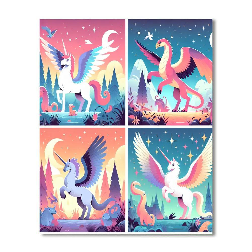 Fantastic Beasts Number Painting