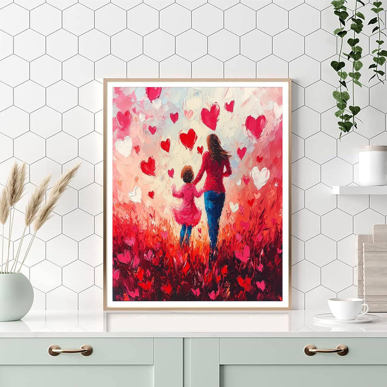 Mom's Heartbeat Paint By Numbers Kits