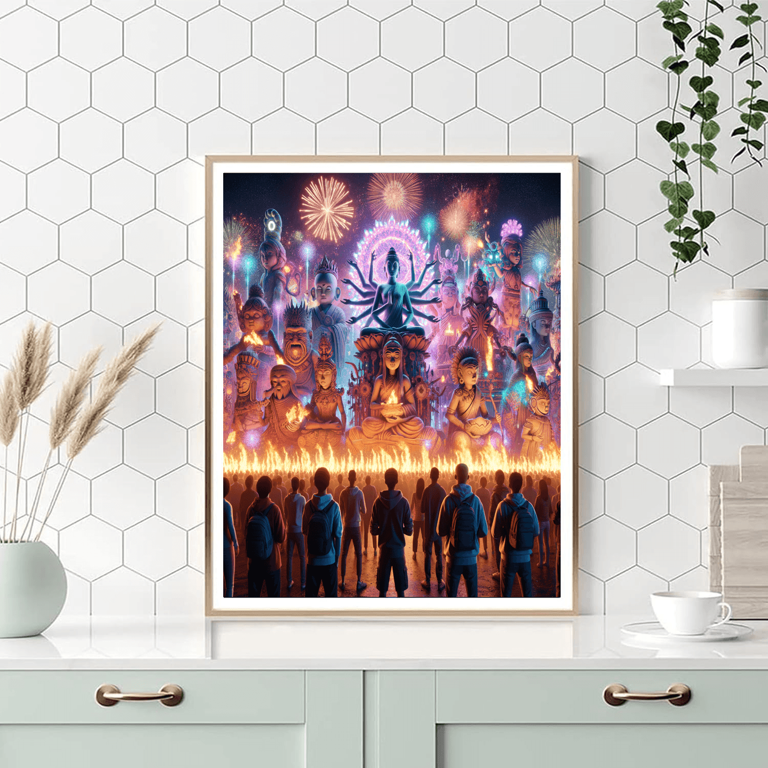 Fallas De Valencia - Spain Numbered Painting Kits