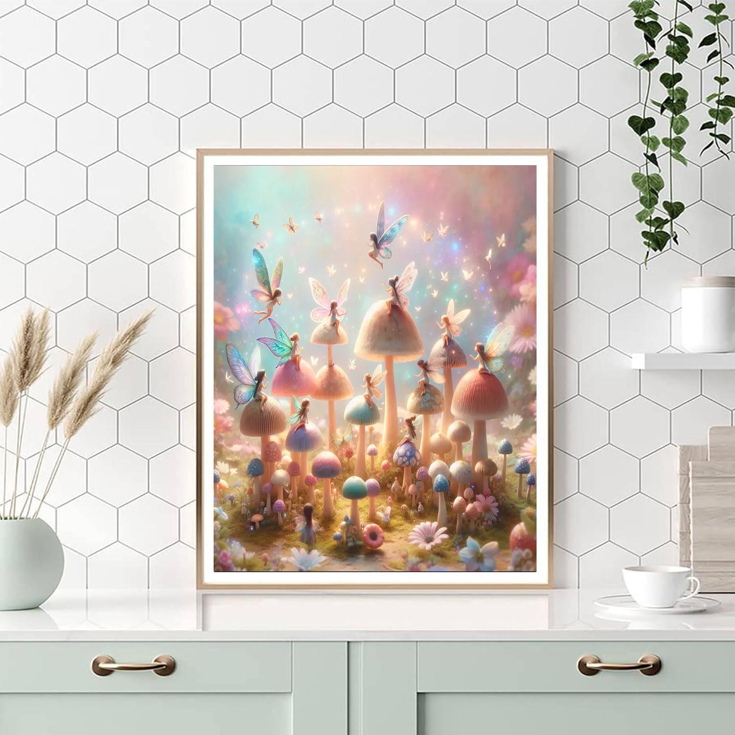 Whimsical Fairy Ring DIY Paint By Numbers