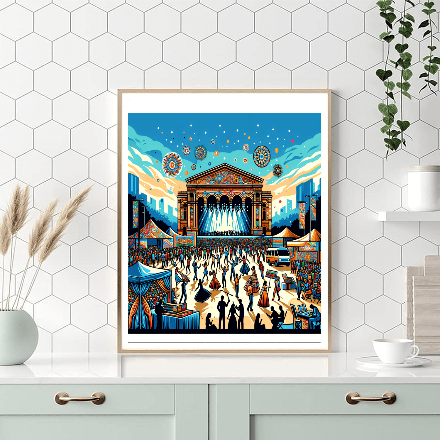 Sydney Festival - Australia Number Painting