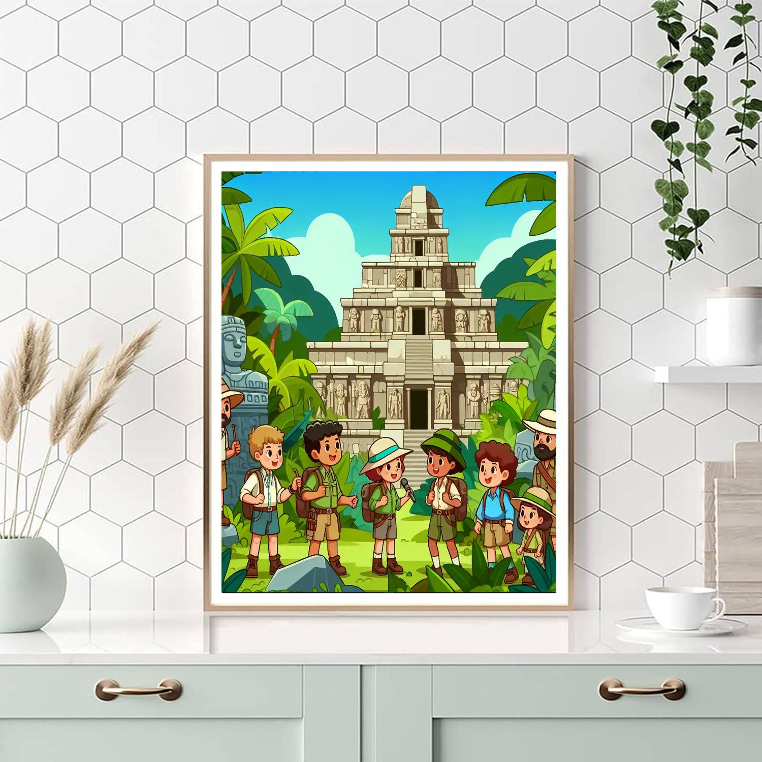 Ancient Adventures Number Painting