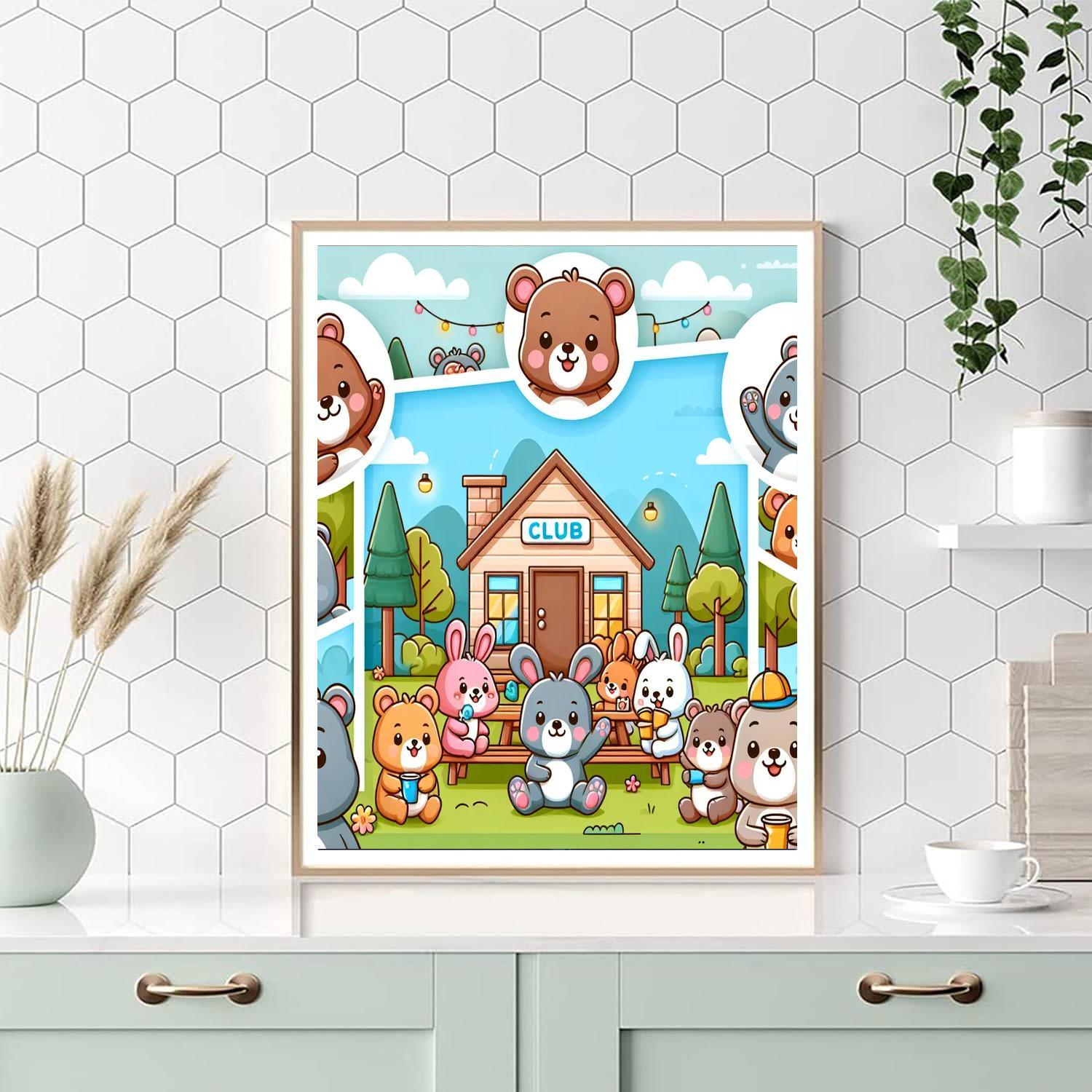 Animal Adventure Club Numbered Painting Kits