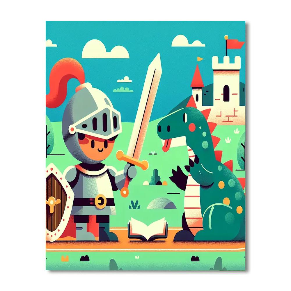 Knight’s Tale Painting Number Kit