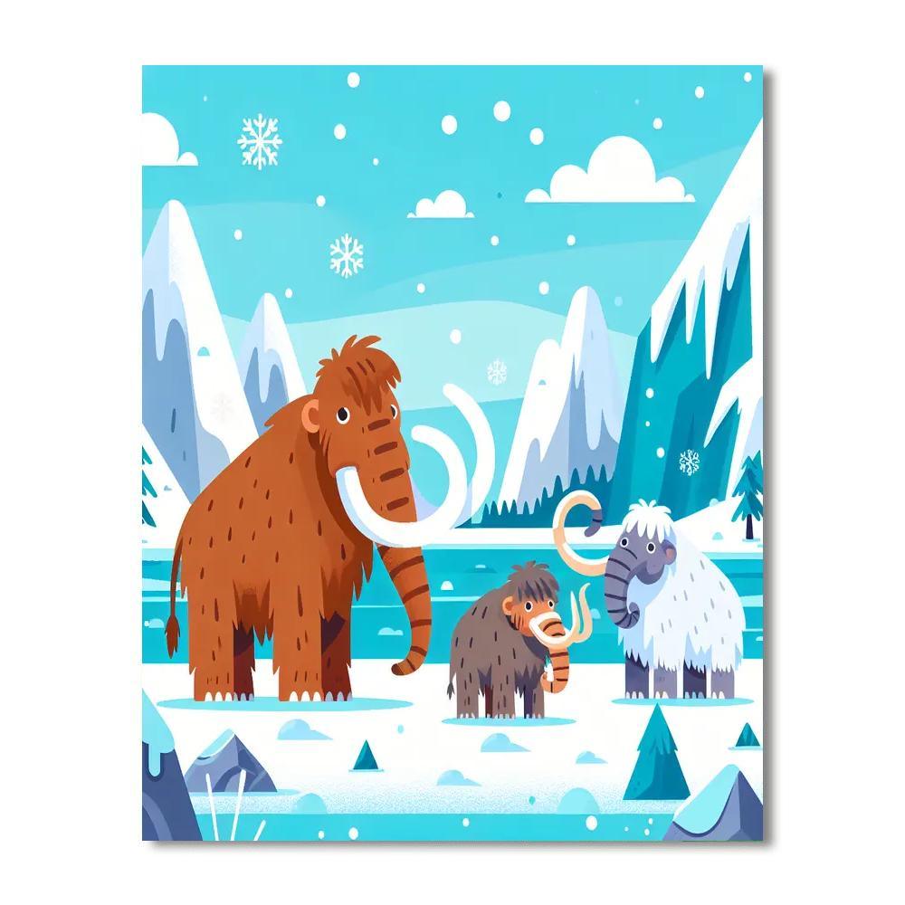 Ice Age Animal Adventure Paint By Numbers Kits