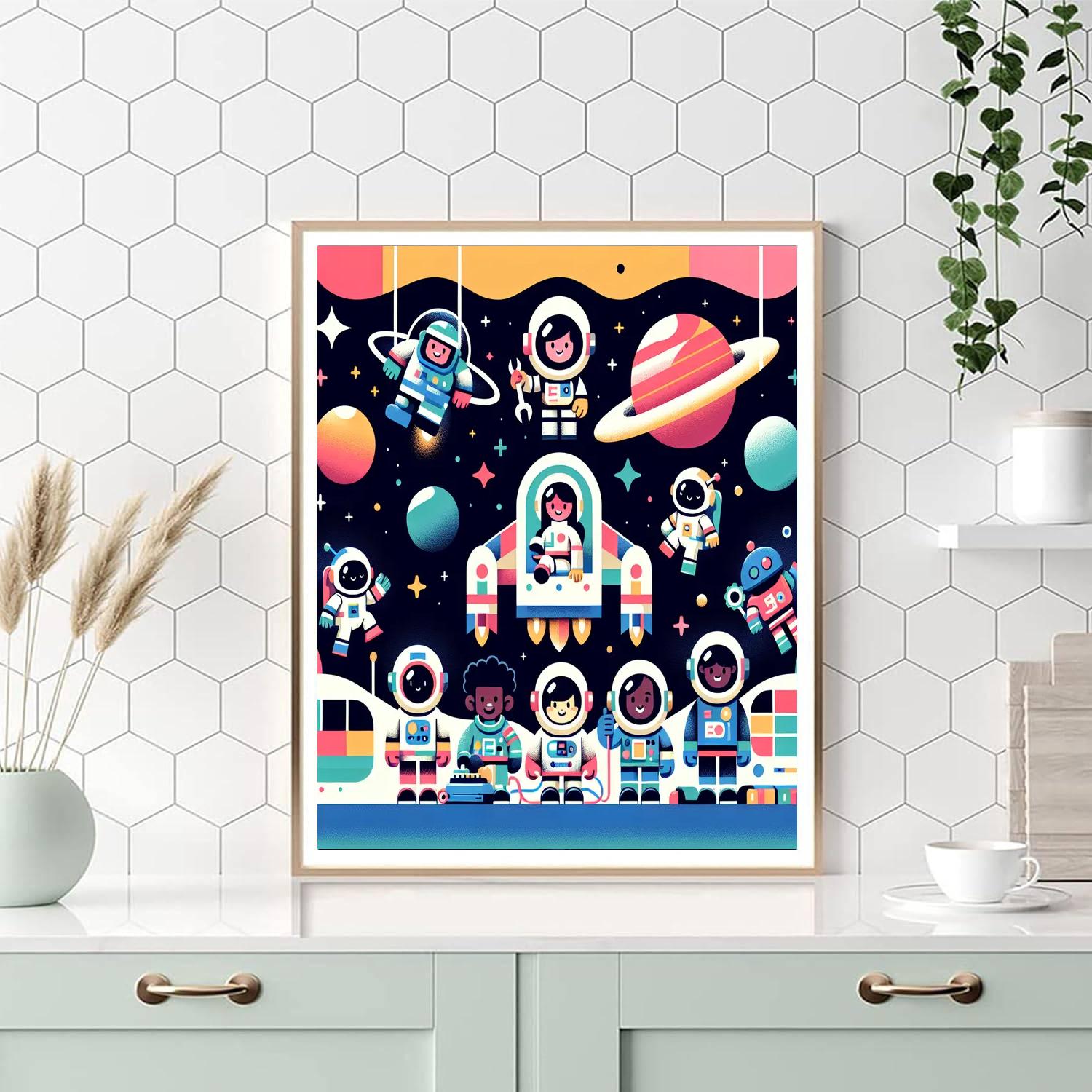 The Great Space Rescue Painting By Numbers Kit