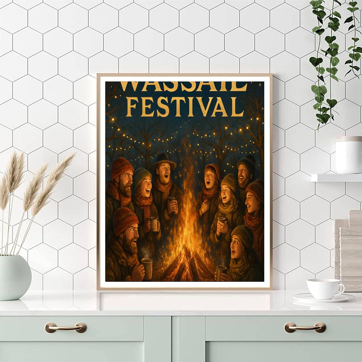 Wassail Festival - England Painting Number Kit