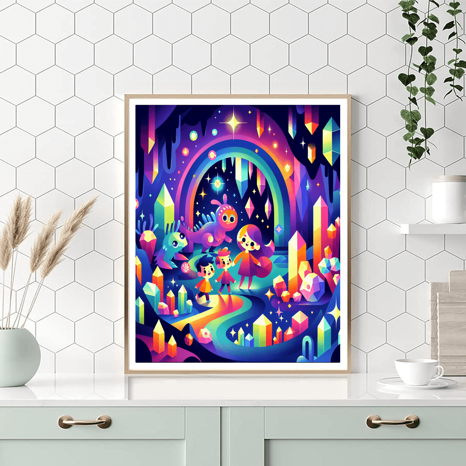 Mystic Cave Expedition Paint By Color