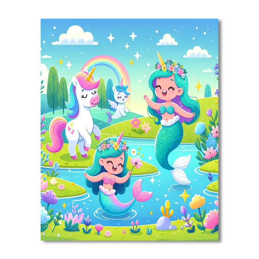 Mystical Creatures Unite Paint By Number