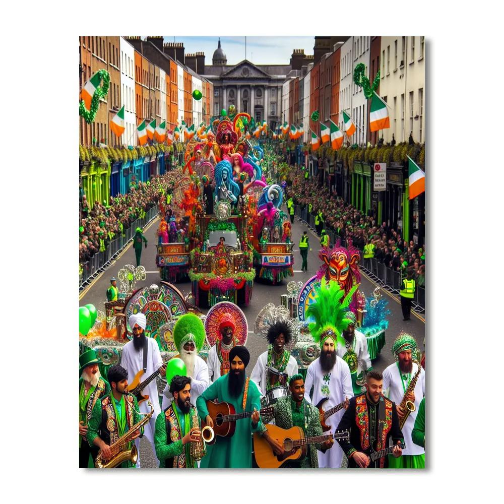 Dublin St. Patrick's Festival Number Painting