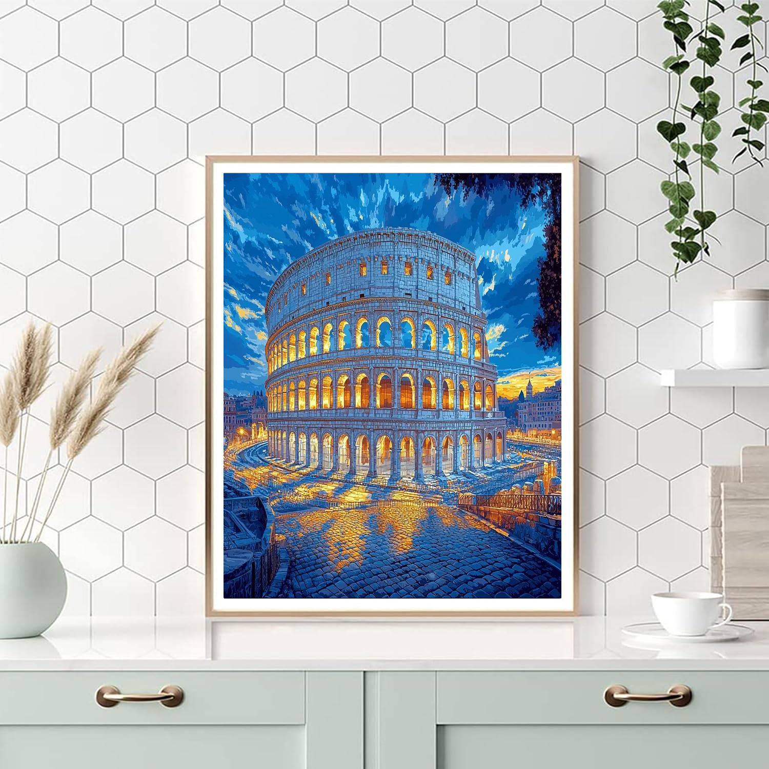 Colosseum - Rome Painting Number Kit