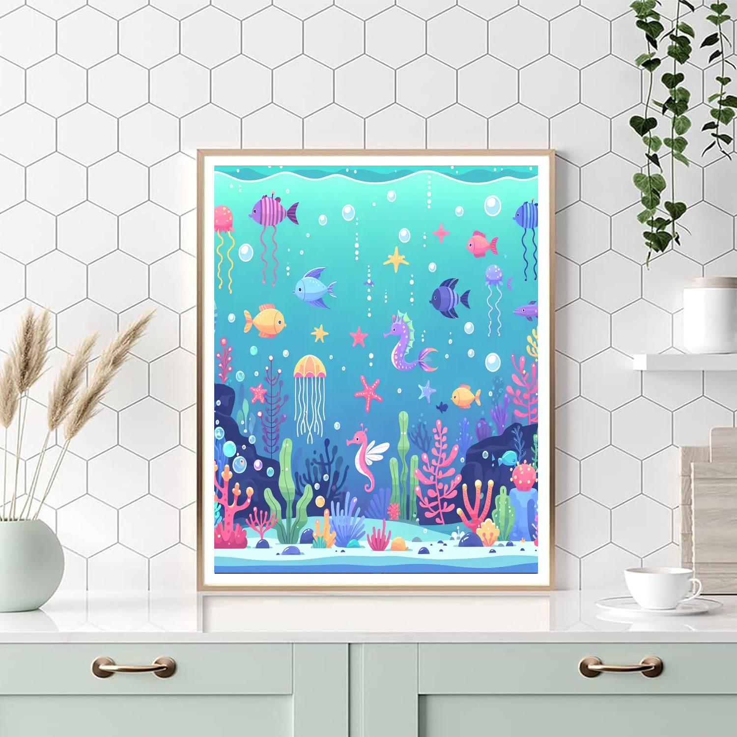 Underwater Kingdom Secrets DIY Paint By Numbers