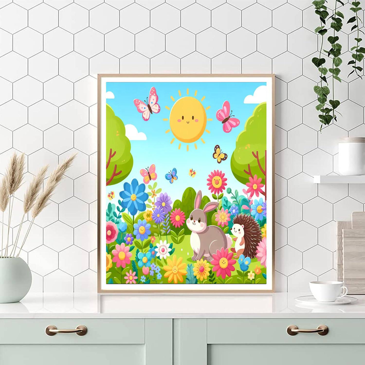 Magical Garden Friends Paint By Numbers