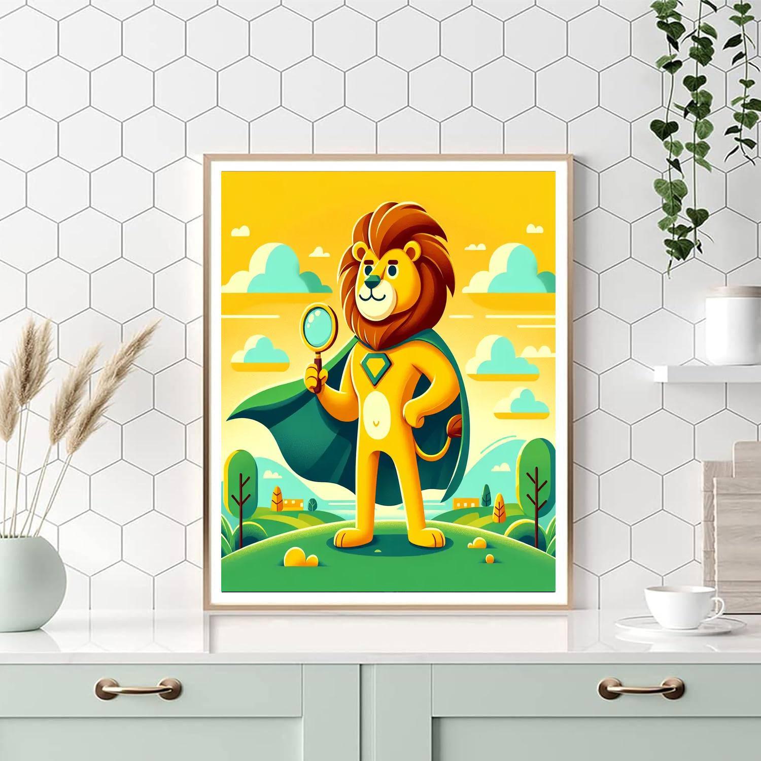 Superhero Safari Paint By Color