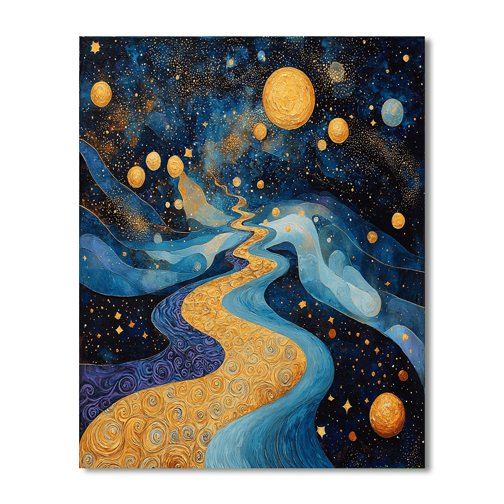 Salvador Dalí Inspired Celestial Visions  Painting By Numbers Kit