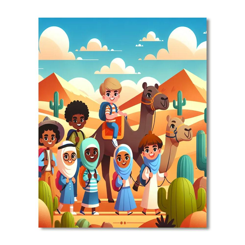 Daring Desert Discovery Paint By Numbers