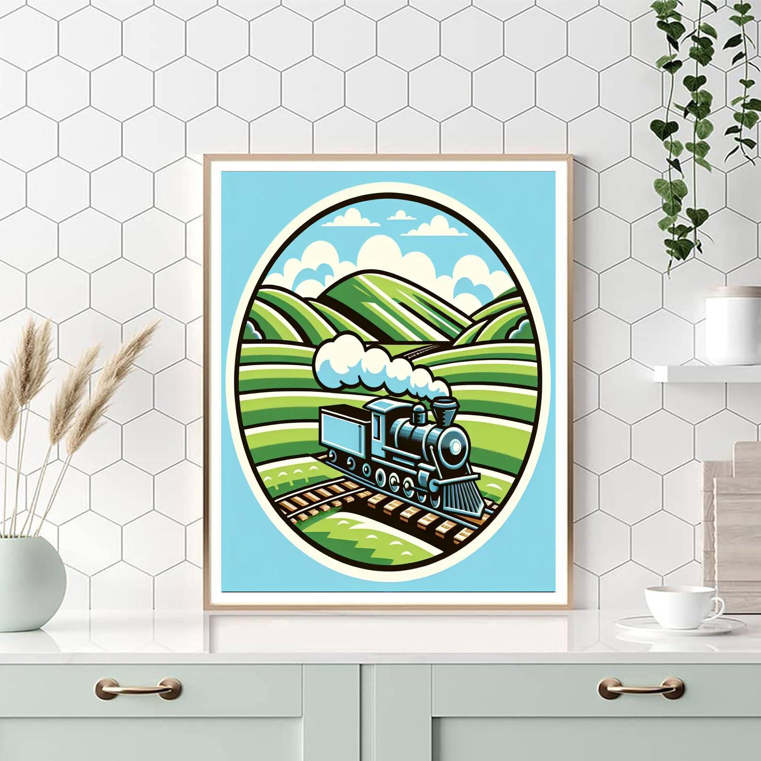 Rustic Railroads Numbered Painting Kits